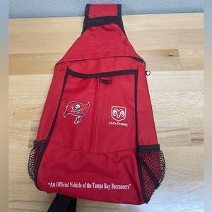 Tampa Bay Buccaneers Dodge Official Vehicle Red Crossbody Sling Bag NFL
